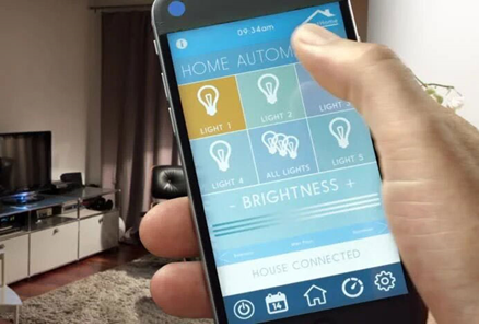 Home Automation Application on a Smartphone Courtesy of BASS